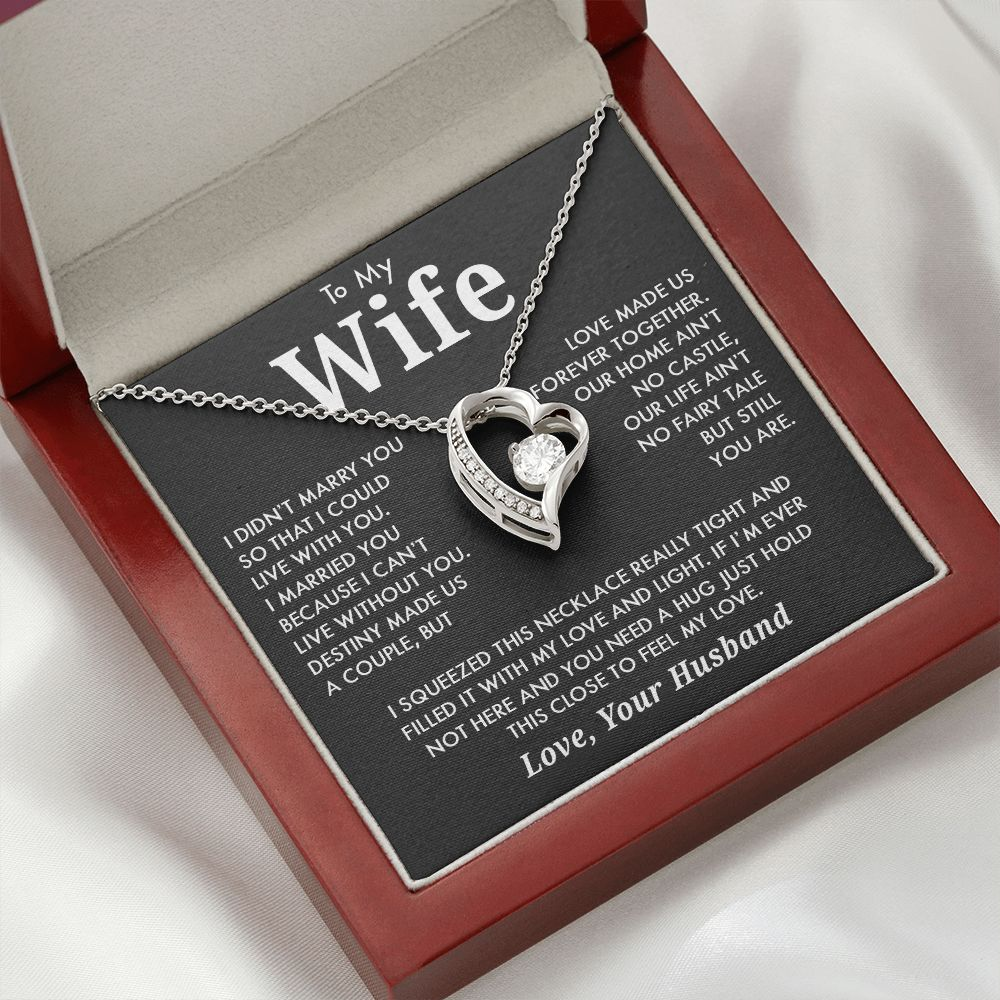 To My Wife - Forever Together - Forever Love Necklace