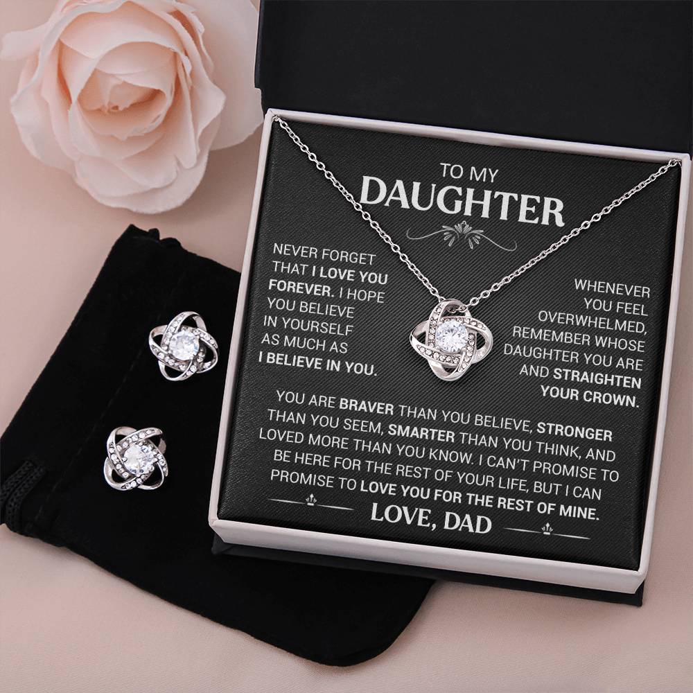 To My Daughter - I love you forever- Necklace Bundle