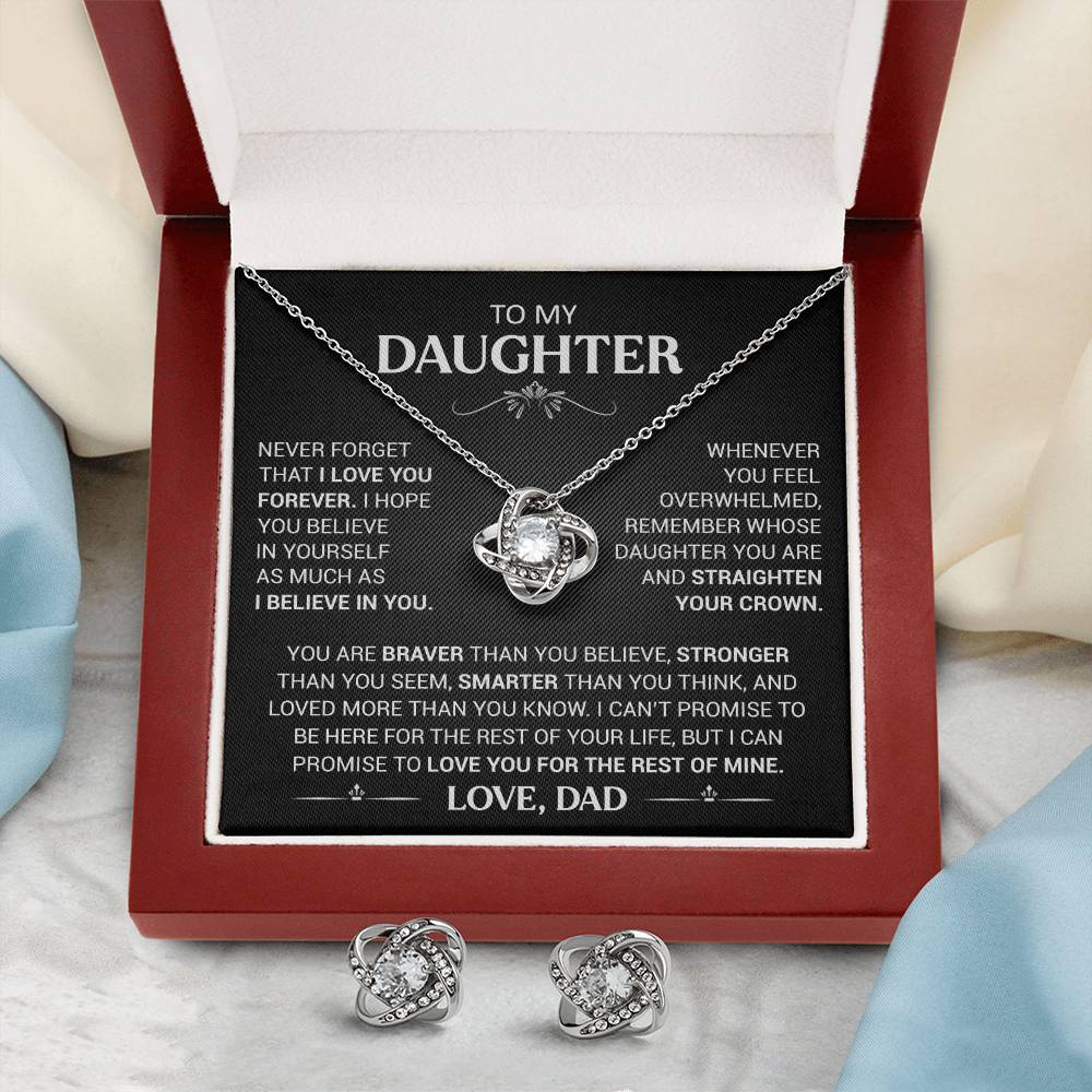 To My Daughter - I love you forever- Necklace Bundle