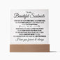 To My Soulmate - I Love You - Acrylic Plaque 008