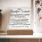 To My Soulmate - I Love You - Acrylic Plaque 008