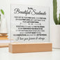 To My Soulmate - I Love You - Acrylic Plaque 008