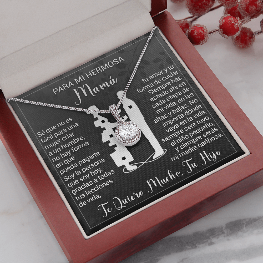 PARA MI HERMOSA MAMÁ - SIEMPRE SERÉ TUYO - ETERNAL HOPE NECKLACE
