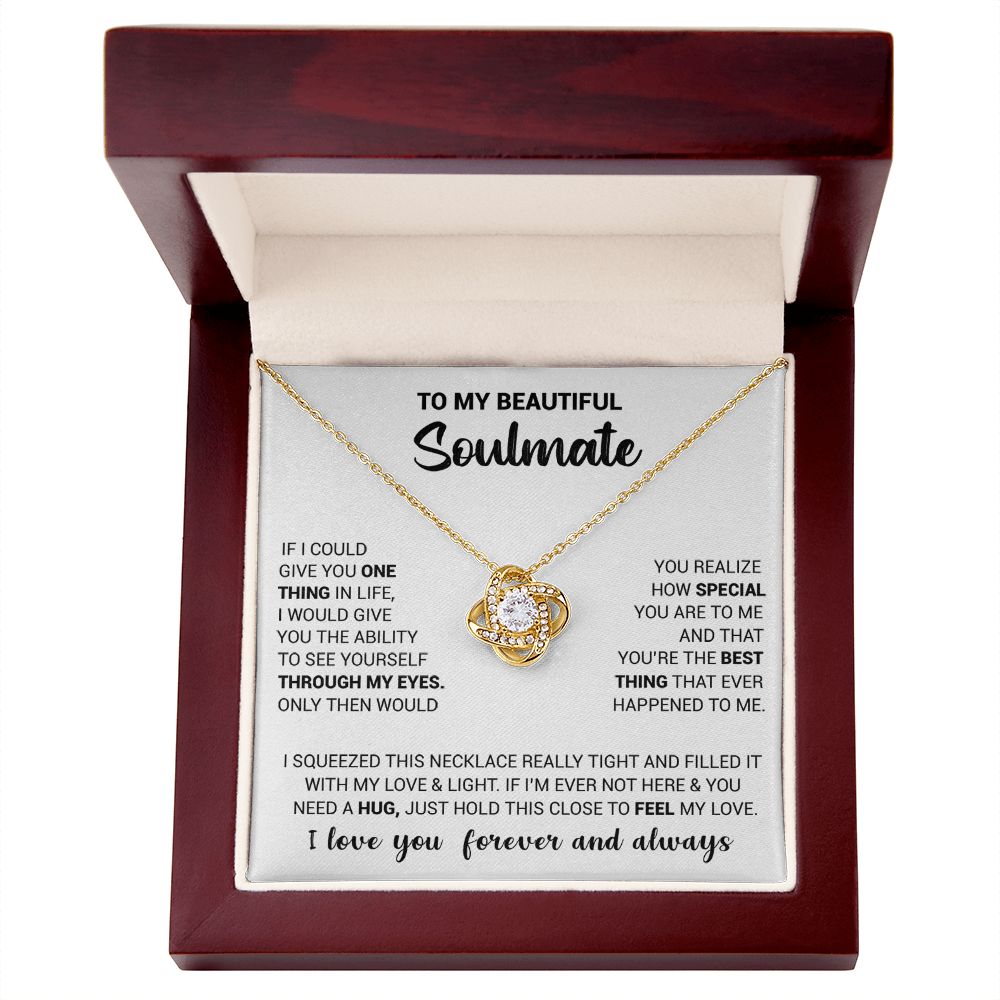 Soulmate - My Everything - Love Knot Necklace