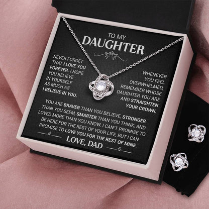To My Daughter - I love you forever- Necklace Bundle