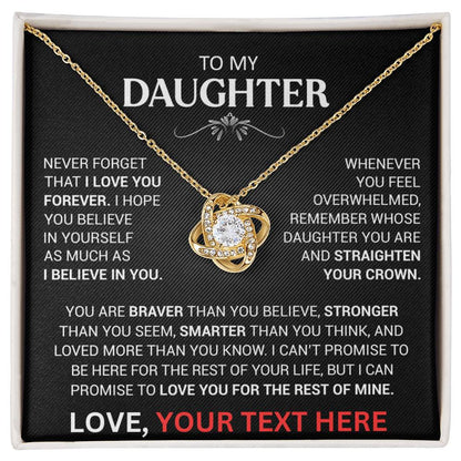 To My Beautiful Daughter - Believe In Yourself - Personalized Beautiful Gift