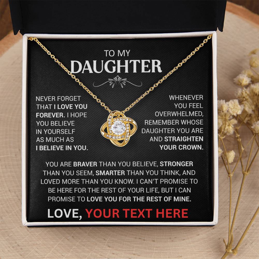 To My Beautiful Daughter - Believe In Yourself - Personalized Beautiful Gift