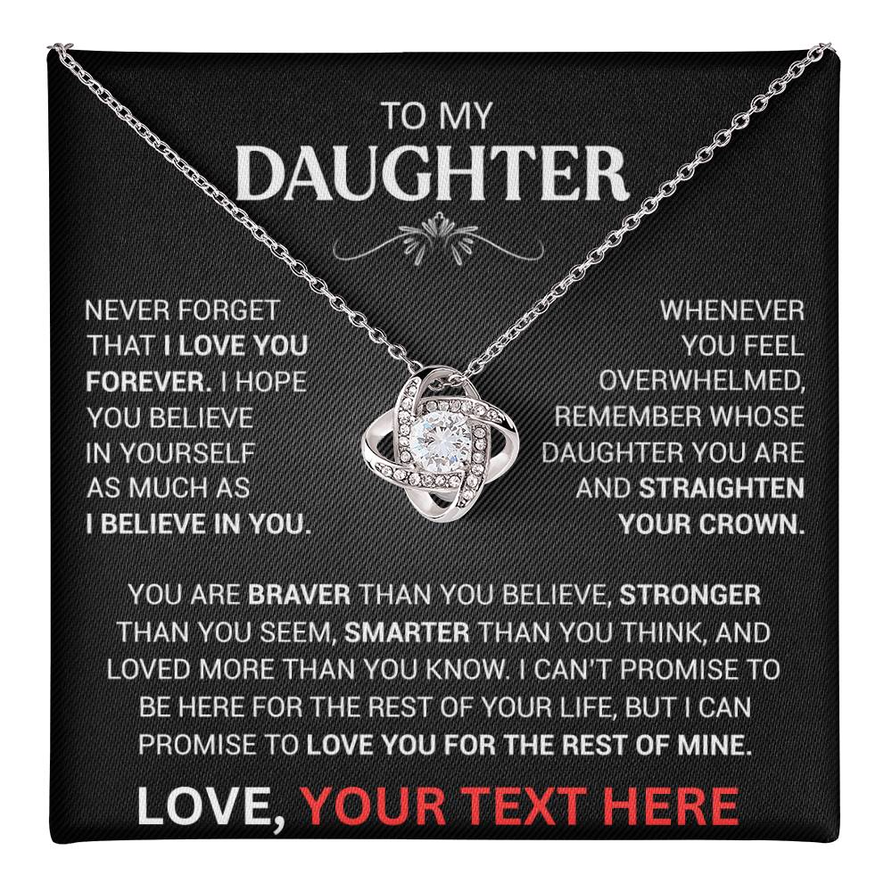 To My Beautiful Daughter - Believe In Yourself - Personalized Beautiful Gift