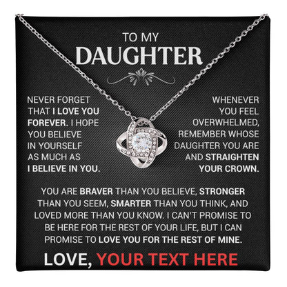 To My Beautiful Daughter - Believe In Yourself - Personalized Beautiful Gift