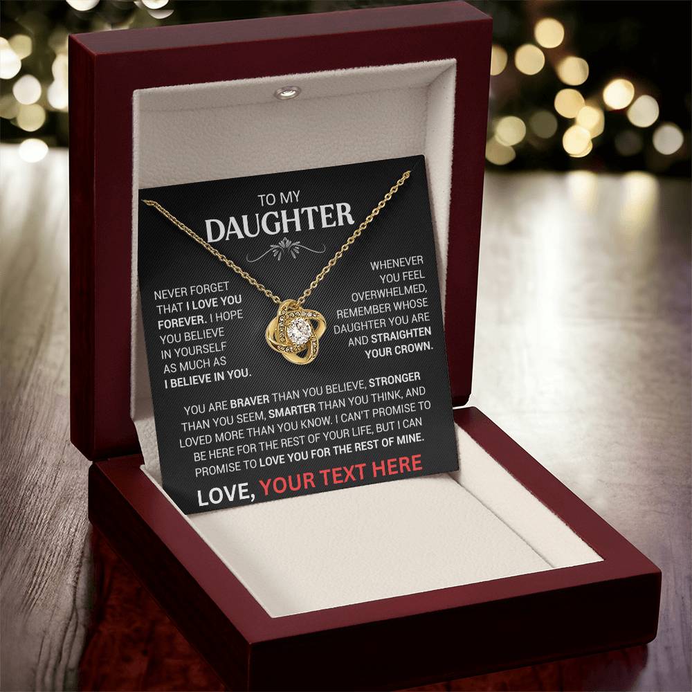 To My Beautiful Daughter - Believe In Yourself - Personalized Beautiful Gift