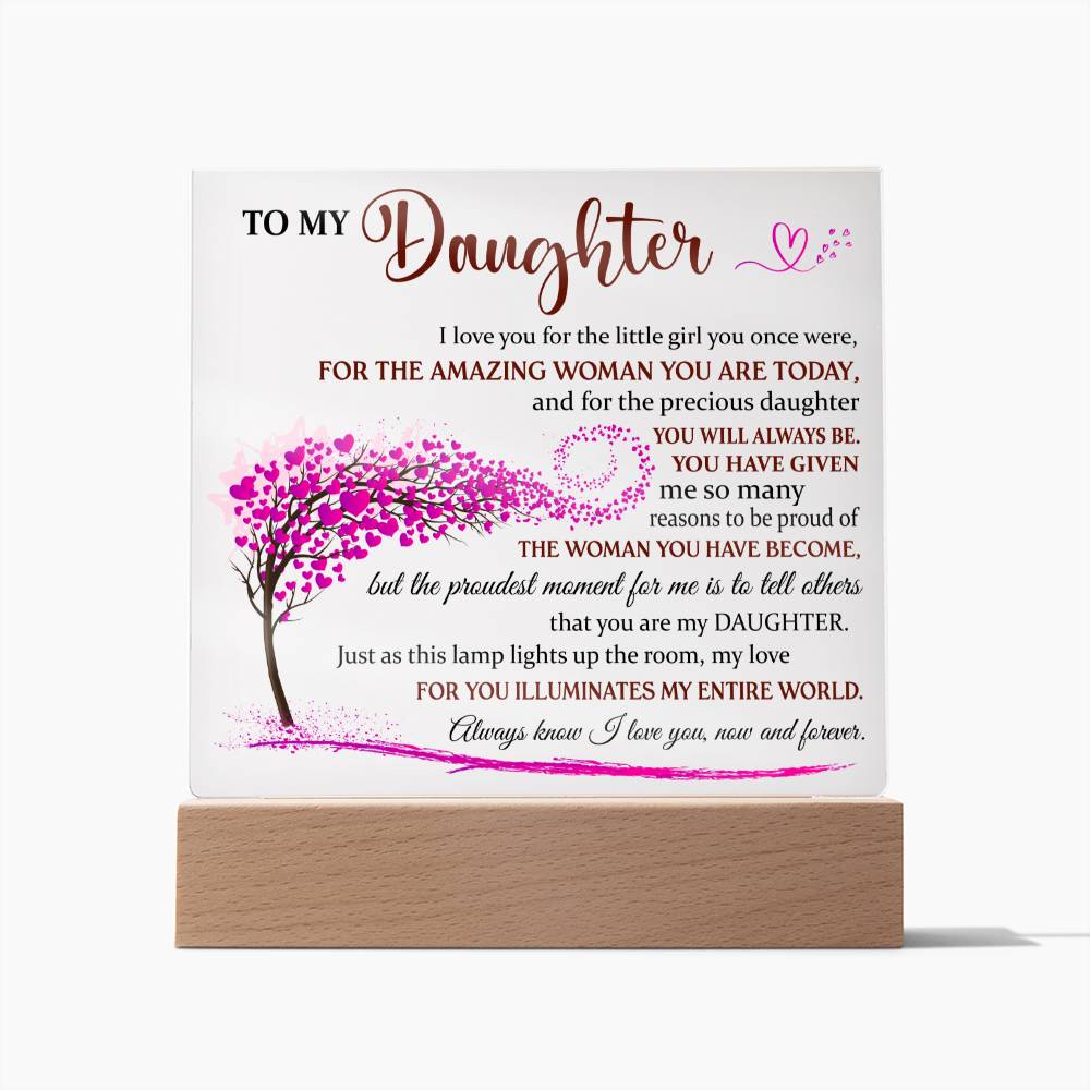To My Daughter Plaque 02