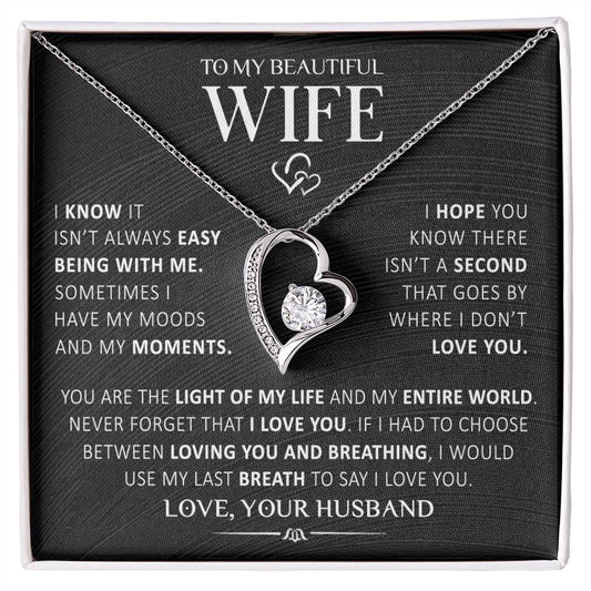 Husband to Wife "Light Of My Life" Necklace